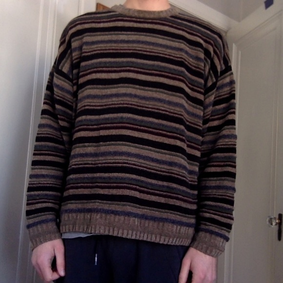 Mercer Street Studio muted colors striped sweater - Picture 4 of 5